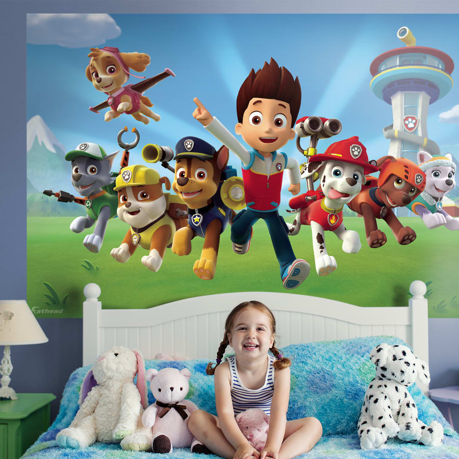 Paw Patrol Wall Fathead - HD Wallpaper 