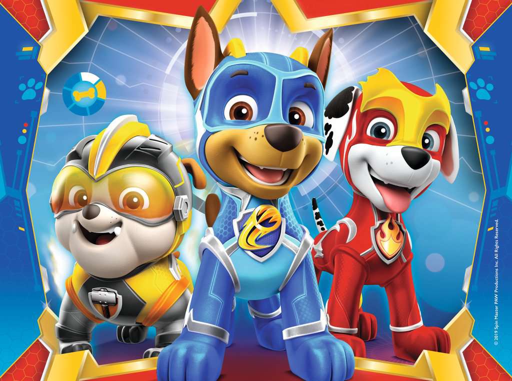 Paw Patrol Mighty Pups 4 In A Box Puzzles - Paw Patrol Mighty Pups - HD Wallpaper 