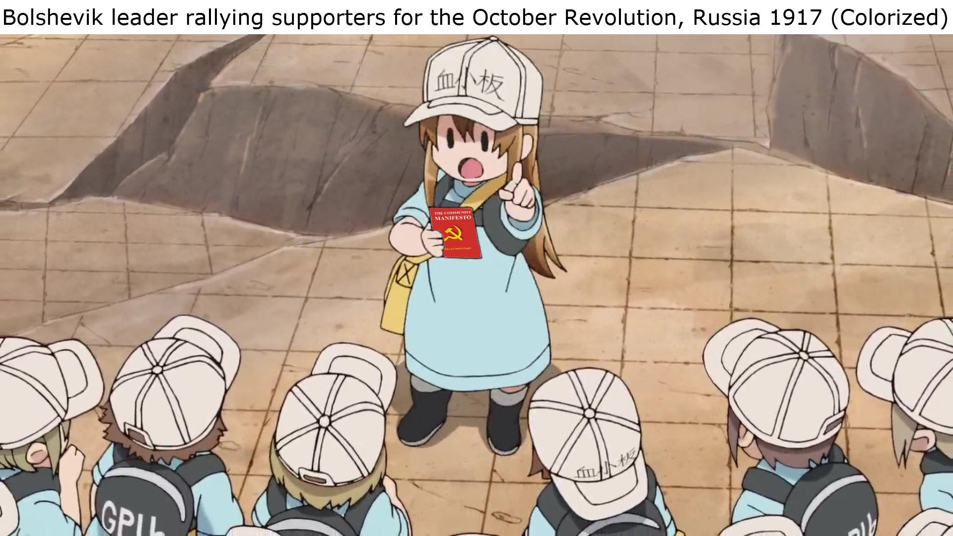 Bolshevik Leader Rallying Supporters For The October - Platelets Cells At Work - HD Wallpaper 