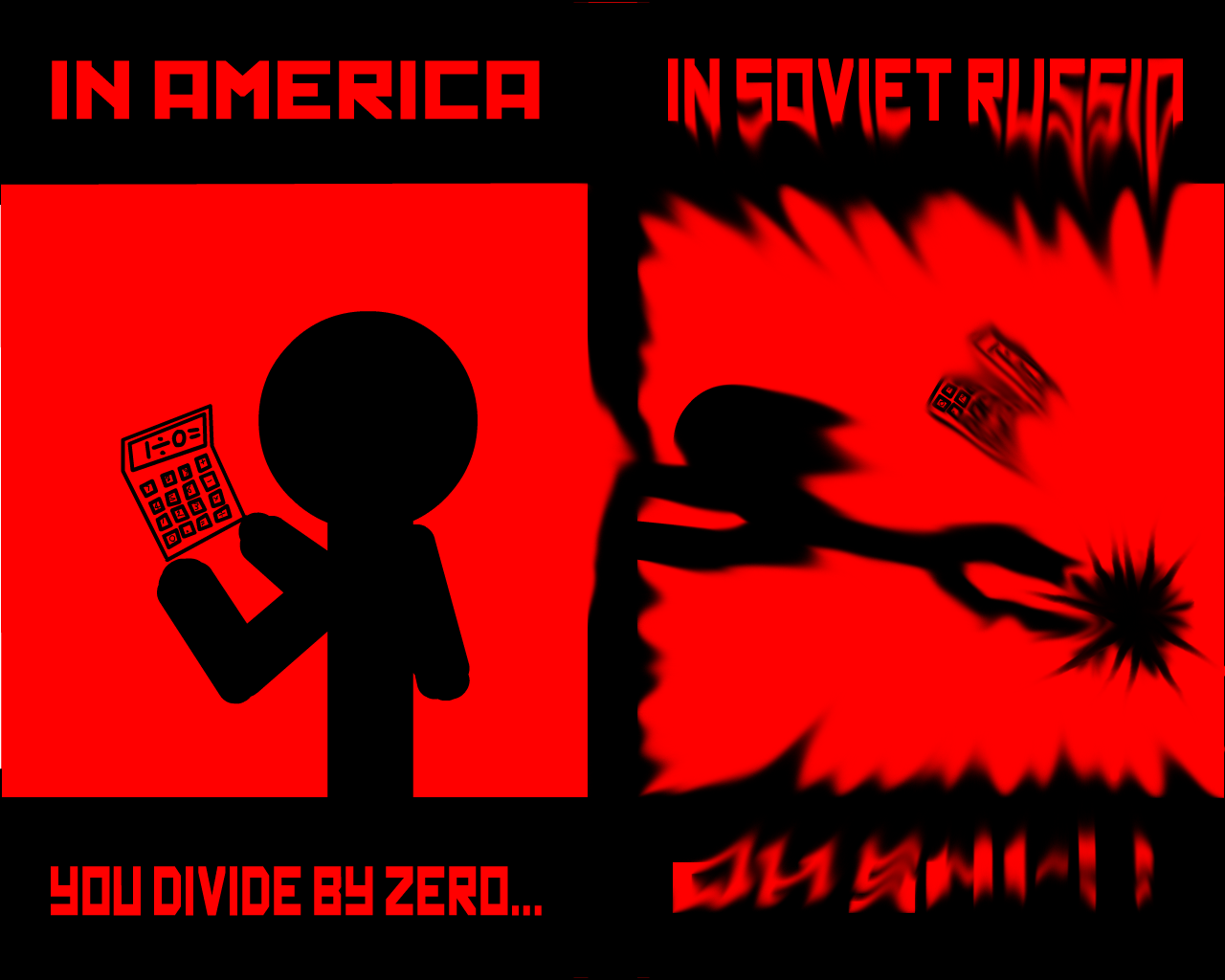 America In Soviet Russia Meme - HD Wallpaper 