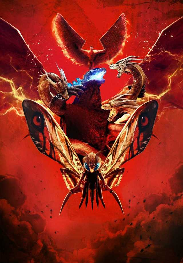 Godzilla King Of The Monsters Art - HD Wallpaper 