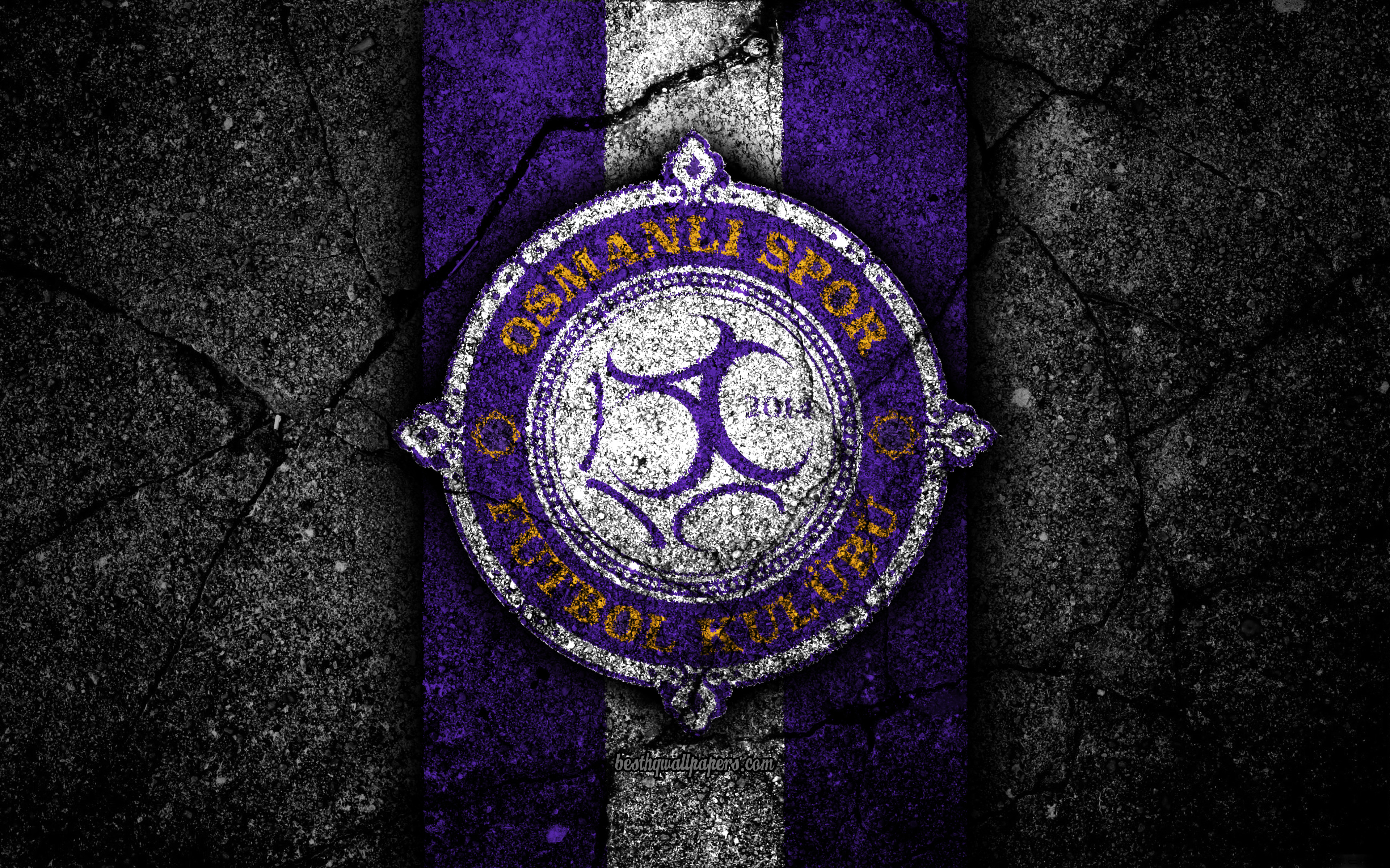 Osmanlispor Fc, 4k, Logo, Football, Turkish Lig, Black - Portland Trail Blazers Logo - HD Wallpaper 