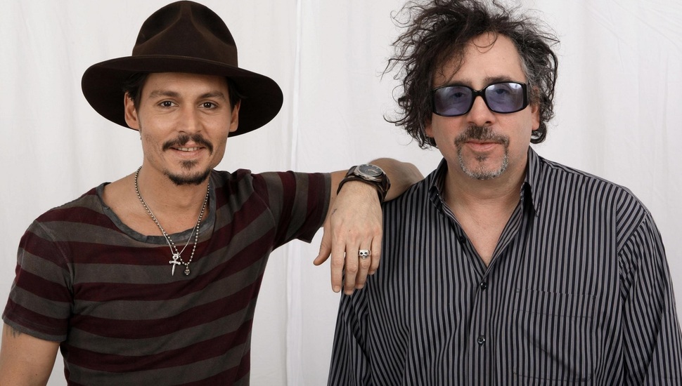 Tim Burton, Actor, Johnny Depp, Tim Burton, Director, - Mad Hatter Alice In Wonderland Actor - HD Wallpaper 