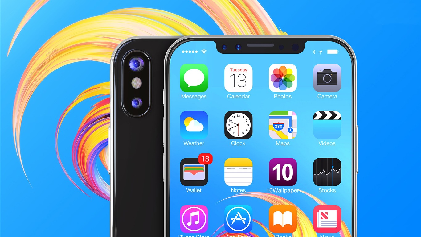 Apple 2017 Wwdc Iphone 8 Hd Wallpaper - Show Headphone Icon On Iphone - HD Wallpaper 