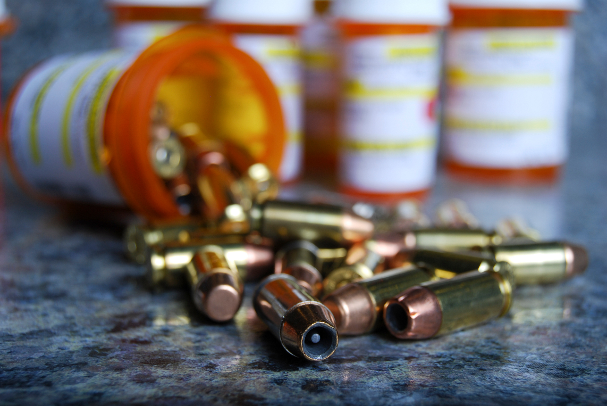 Bullets In A Pill Bottle - HD Wallpaper 