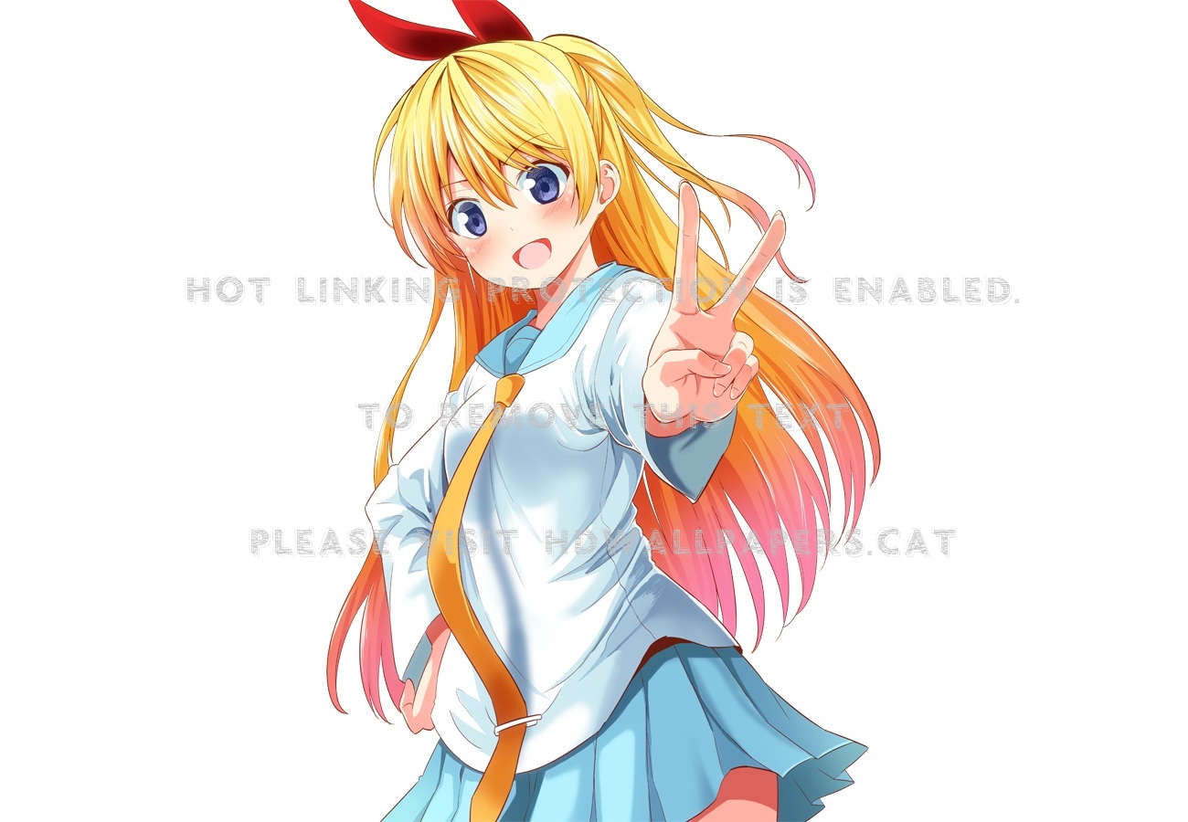 Chitoge Kirisaki Romance Love Girl - Chitoge Nisekoi - HD Wallpaper 