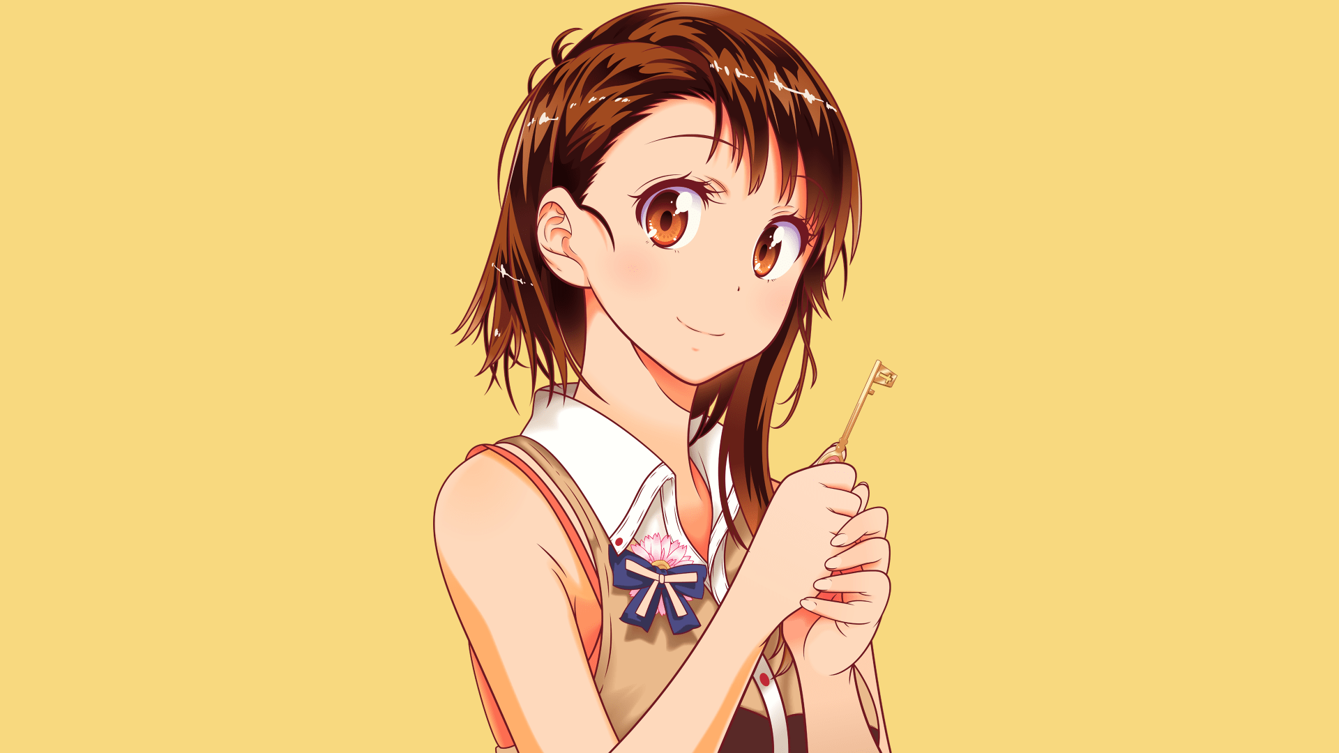Anime Girl Short Hair - HD Wallpaper 