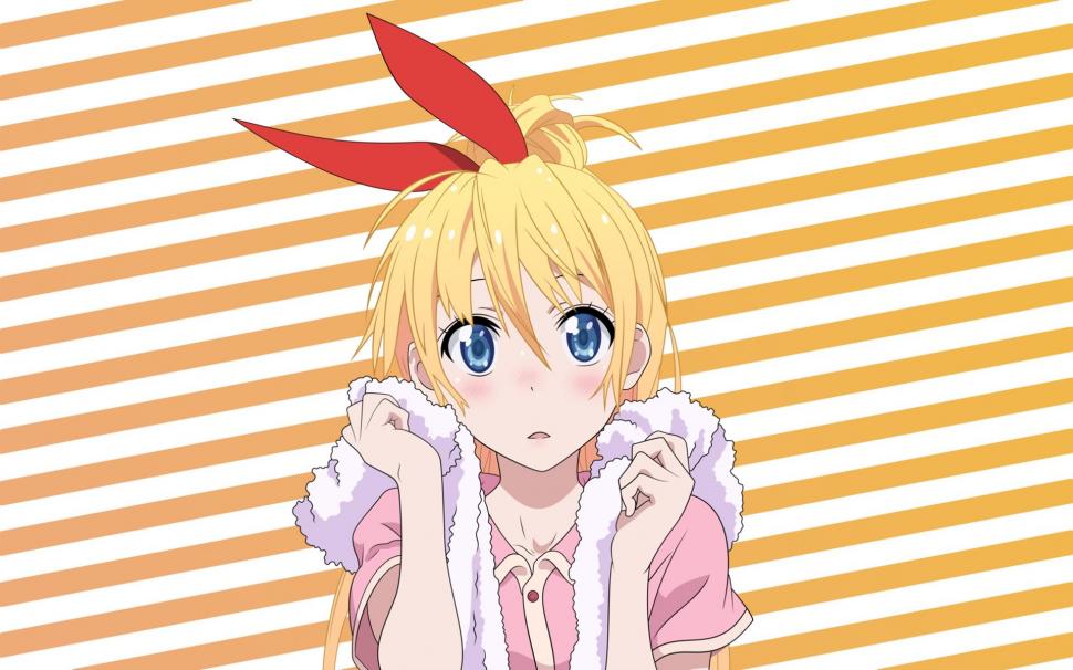Anime Girls, Nisekoi, Kirisaki Chitoge, Blonde, Hair - Chitoge Kirisaki Hd - HD Wallpaper 