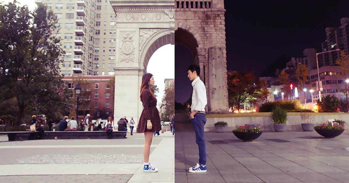 Long Distance Relationship Couple - HD Wallpaper 