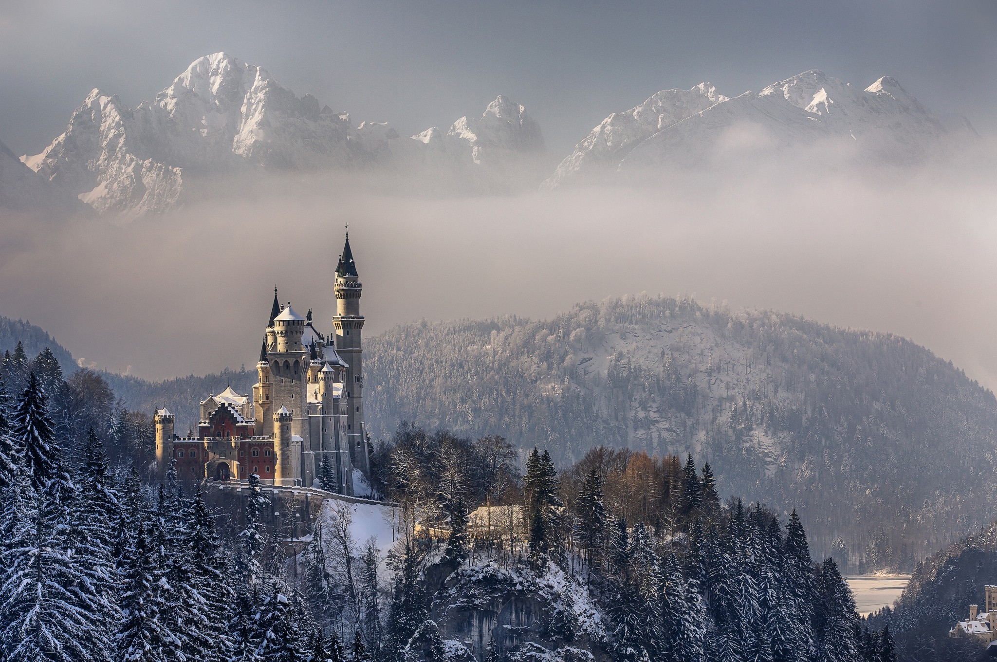 Hogwarts Wallpaper Snow - HD Wallpaper 