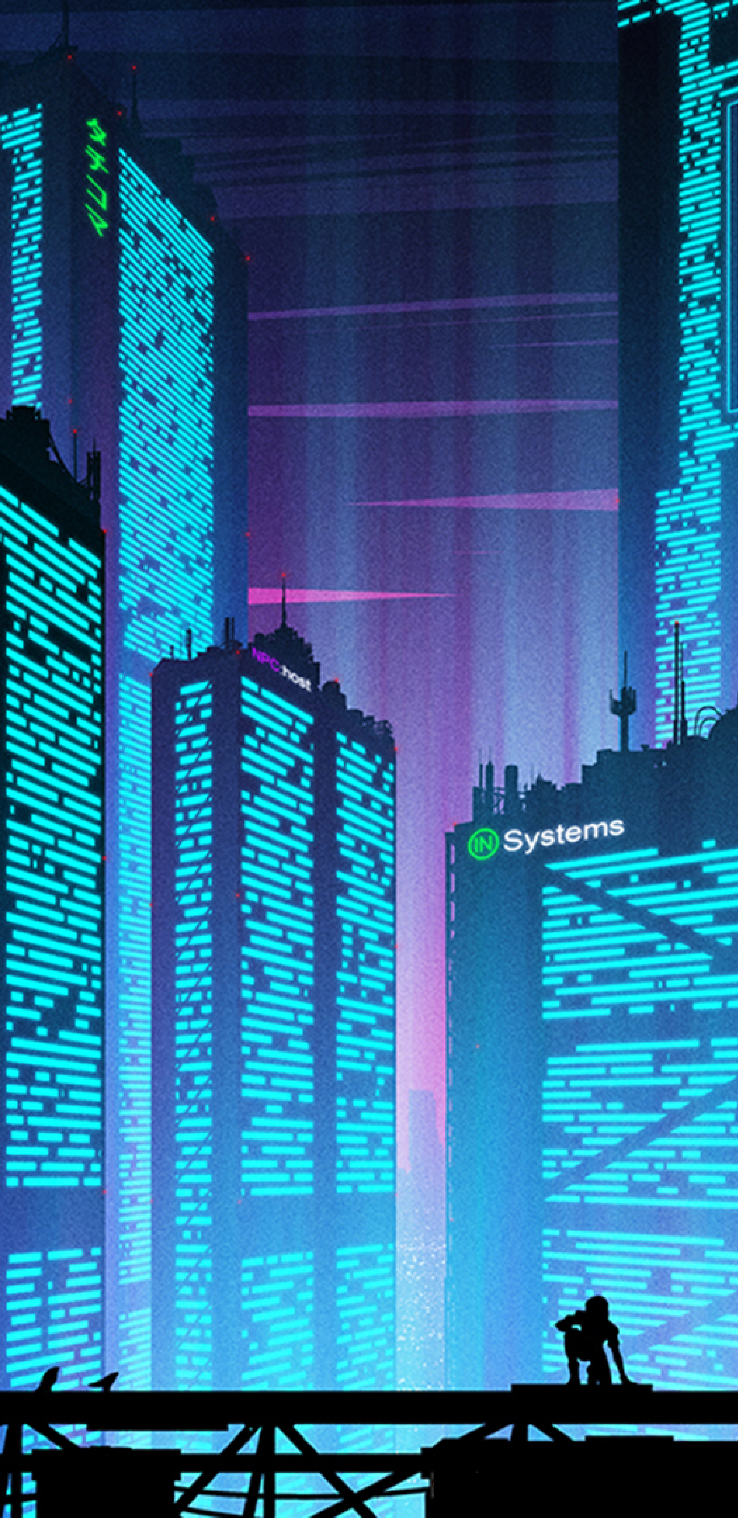 Cyberpunk City - HD Wallpaper 