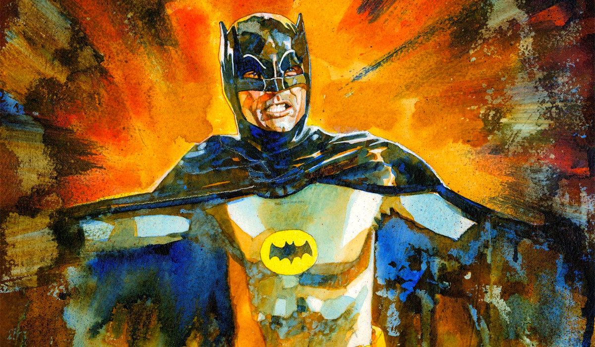 Adam West Batman Painting - HD Wallpaper 