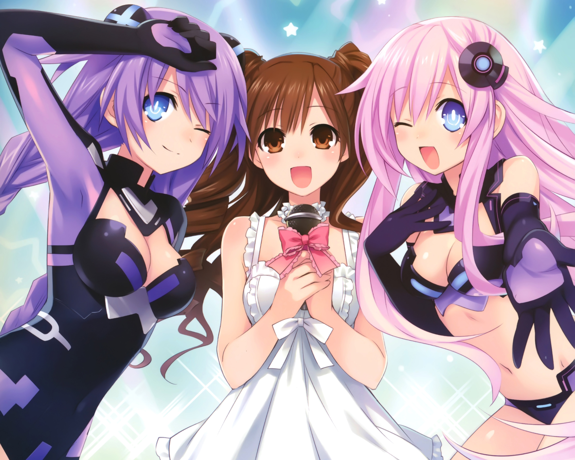 Hyper Girls - Purple Heart Purple Sister - HD Wallpaper 