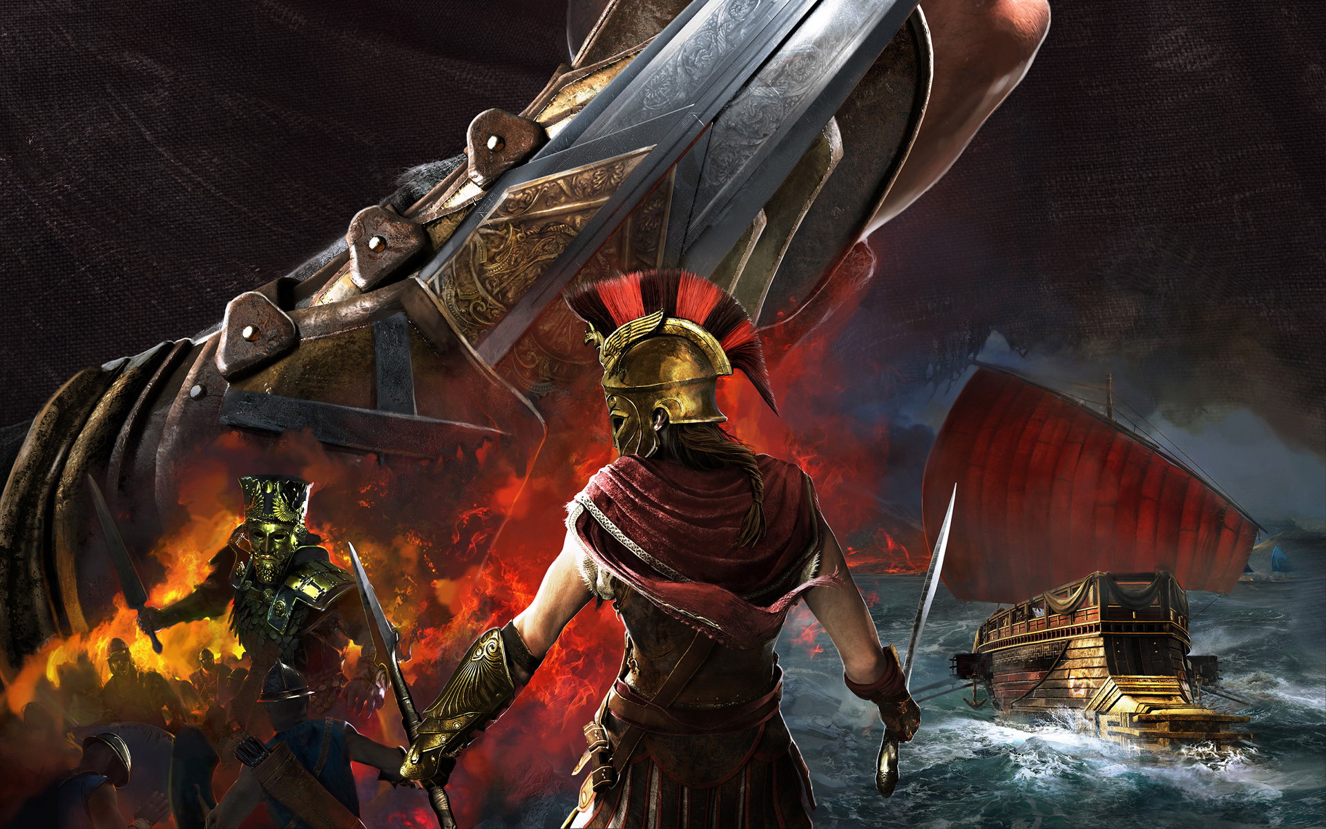 Assassin S Creed Odyssey Wallpaper In - Assassin's Creed Legacy Of The First Blade - HD Wallpaper 
