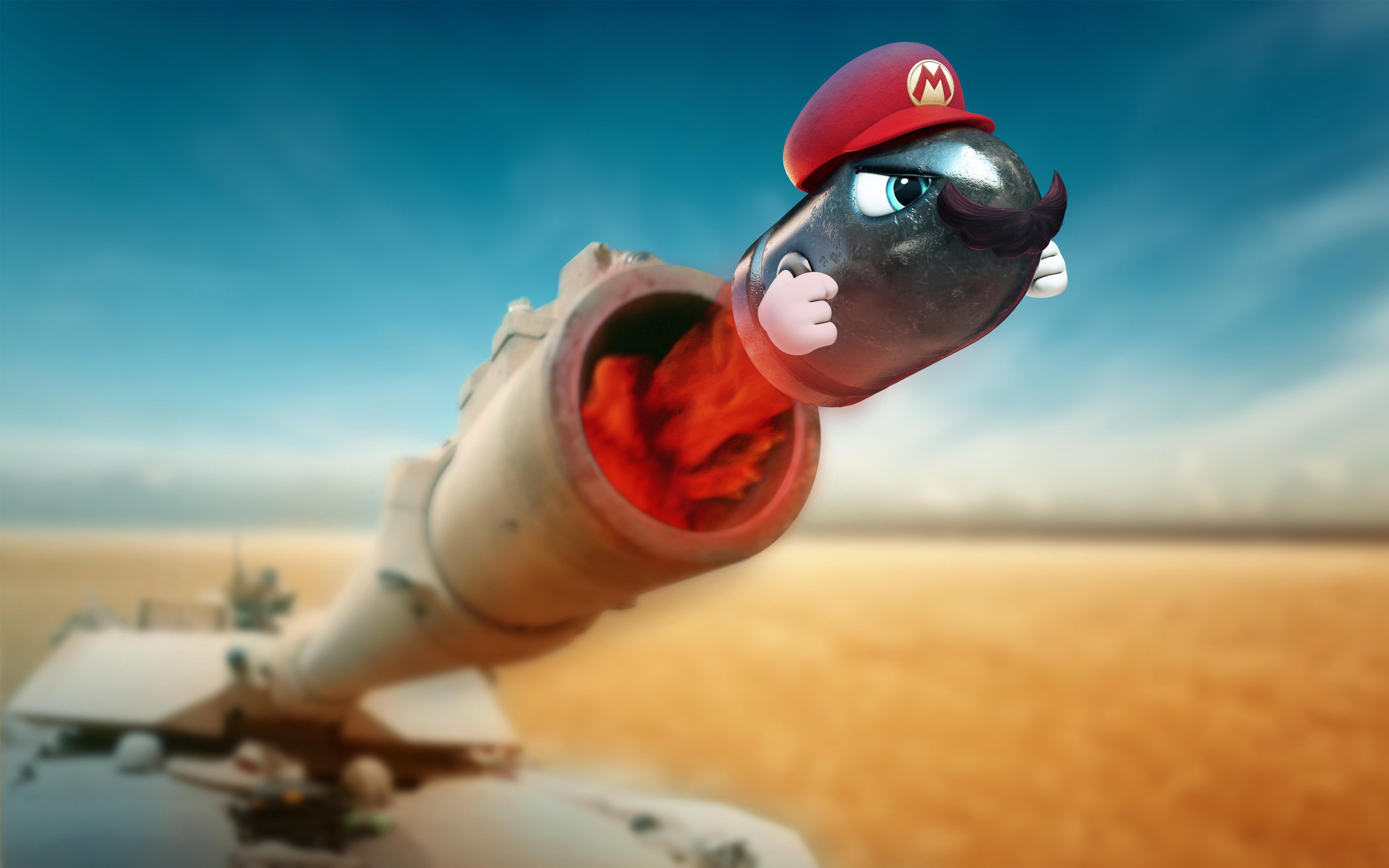 Mario Odyssey Bullet Bill - HD Wallpaper 