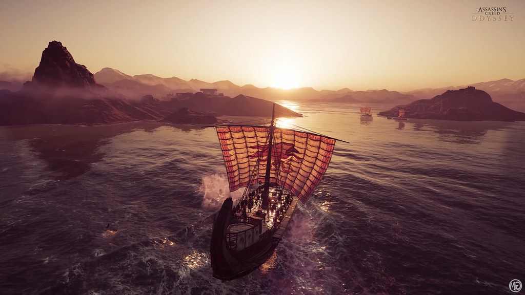Assassin's Creed Odyssey Boat Hd - HD Wallpaper 