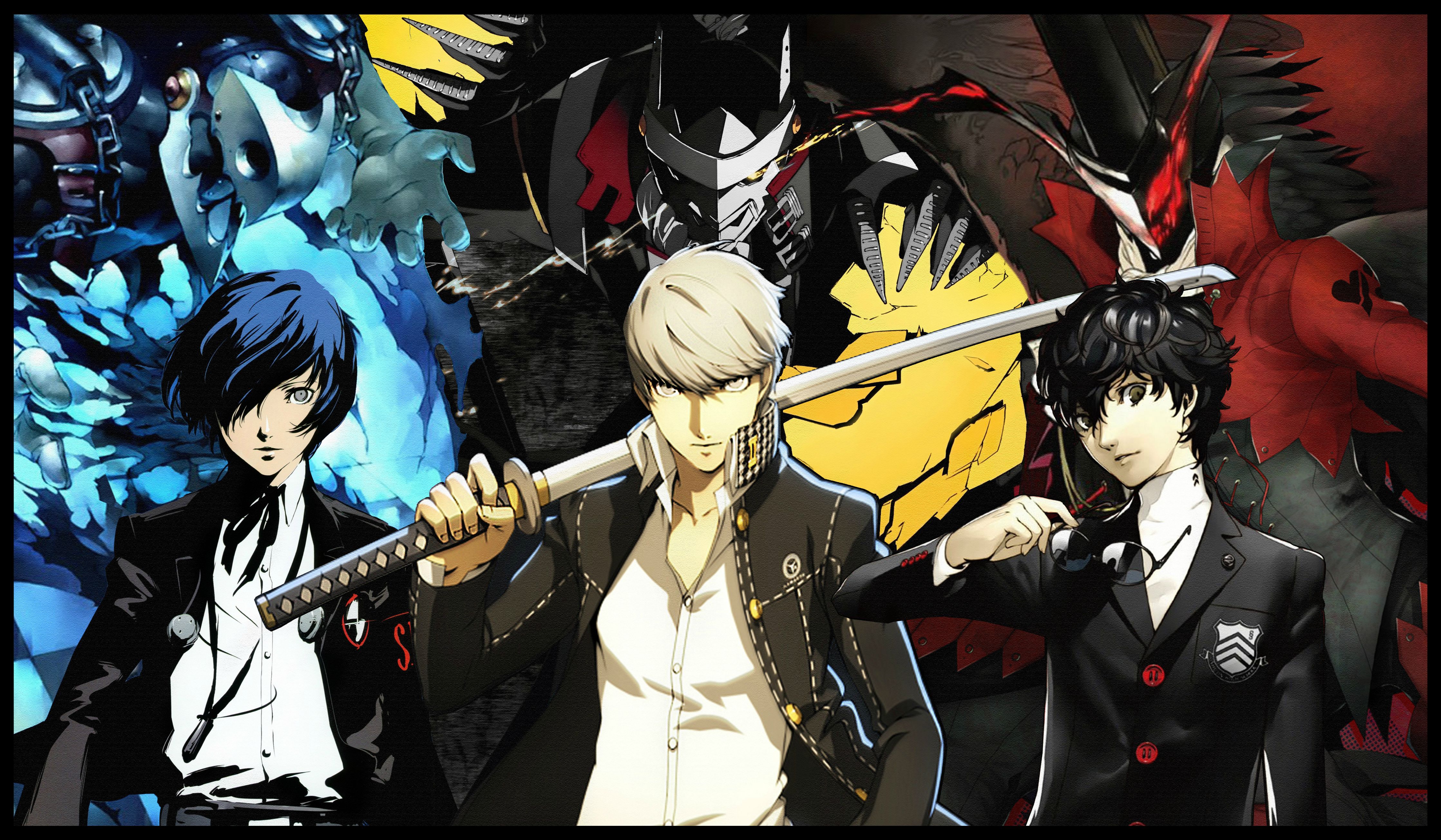 Persona 3 4 5 - HD Wallpaper 