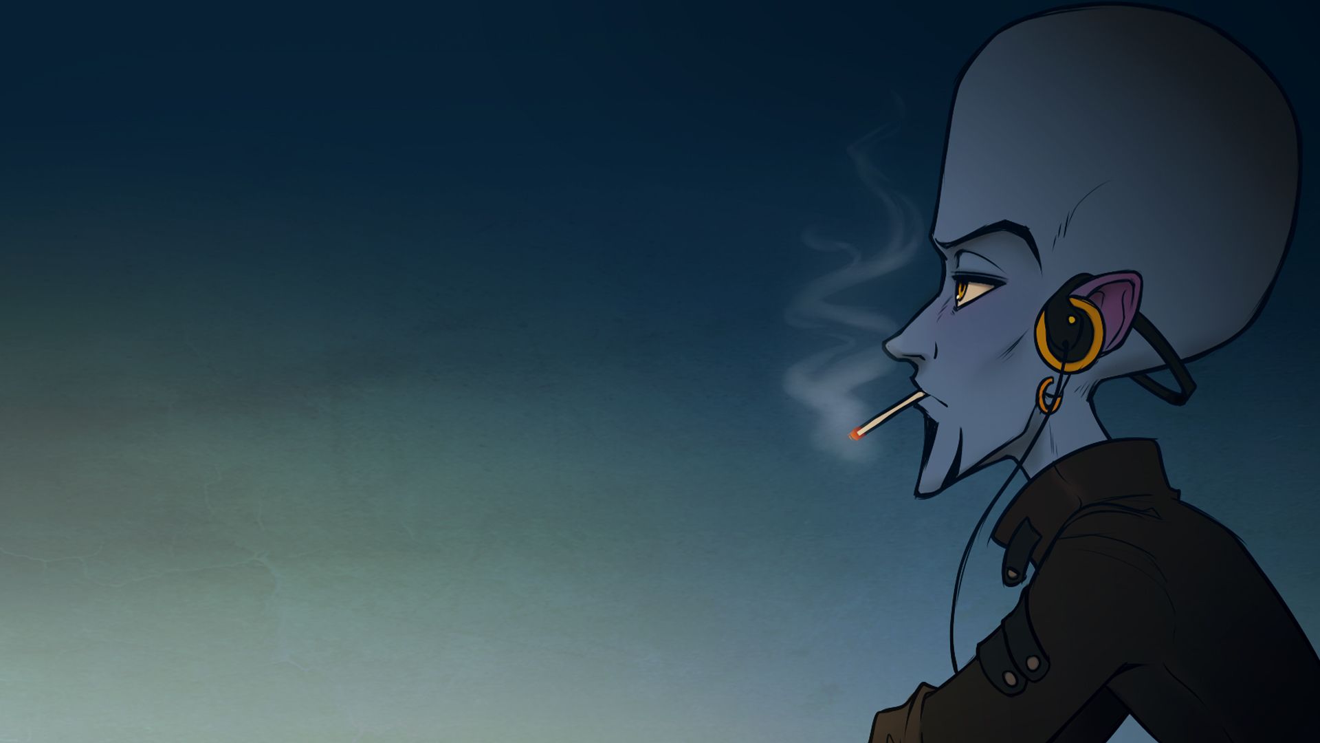 Weiss Megamind Fanfic Headphones Cigarette - Megamind Wallpaper Hd - HD Wallpaper 