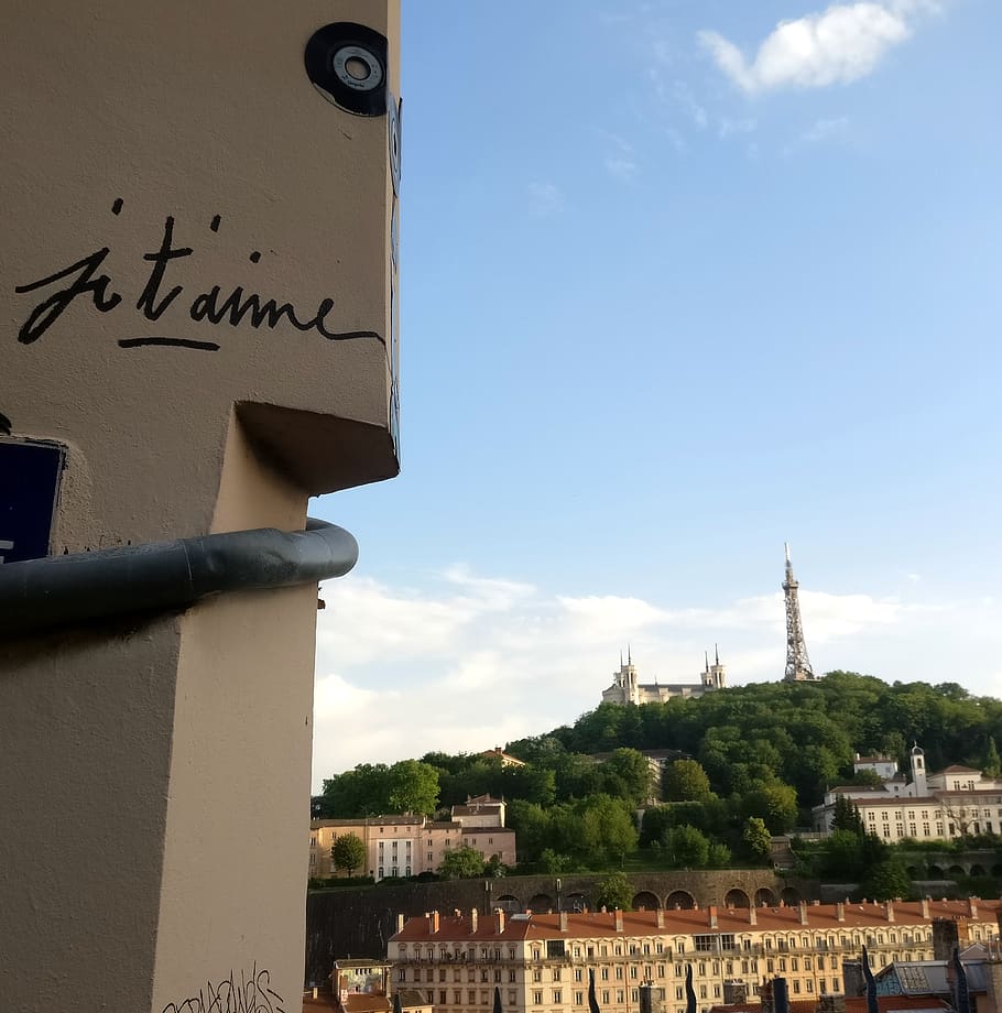 France, Lyon, La Croix-rousse, Love, Love You, Romantic, - City - HD Wallpaper 