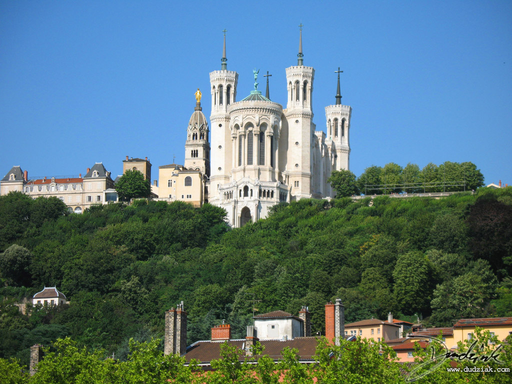 Lyon, France♥ - Basilica Of Notre-dame De Fourvière - HD Wallpaper 