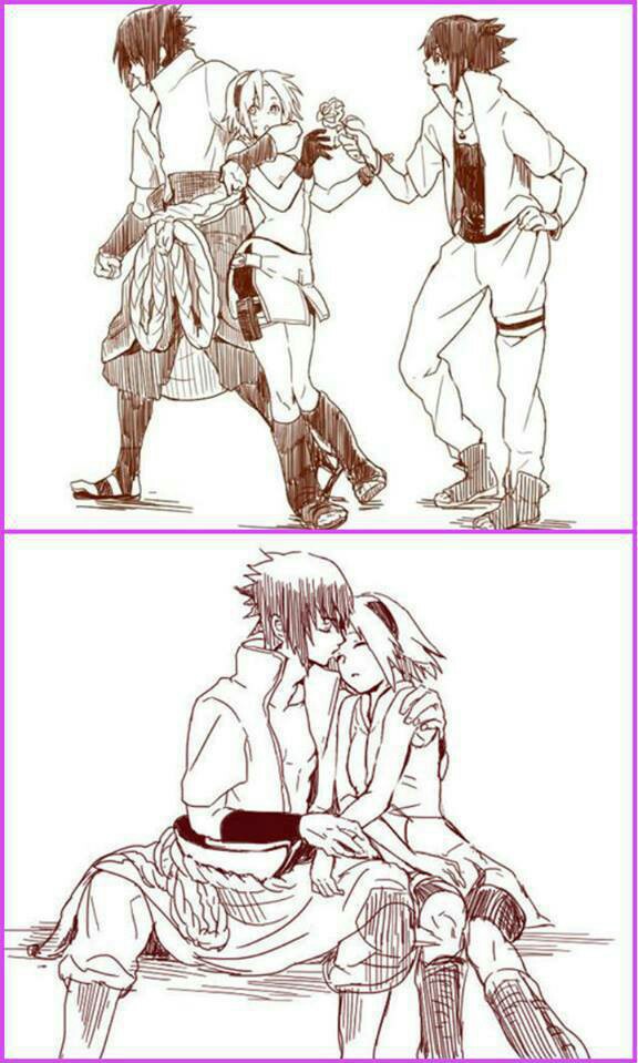 Sasusaku, Naruto, And Sakura Image - Charasuke X Sakura X Sasuke - HD Wallpaper 