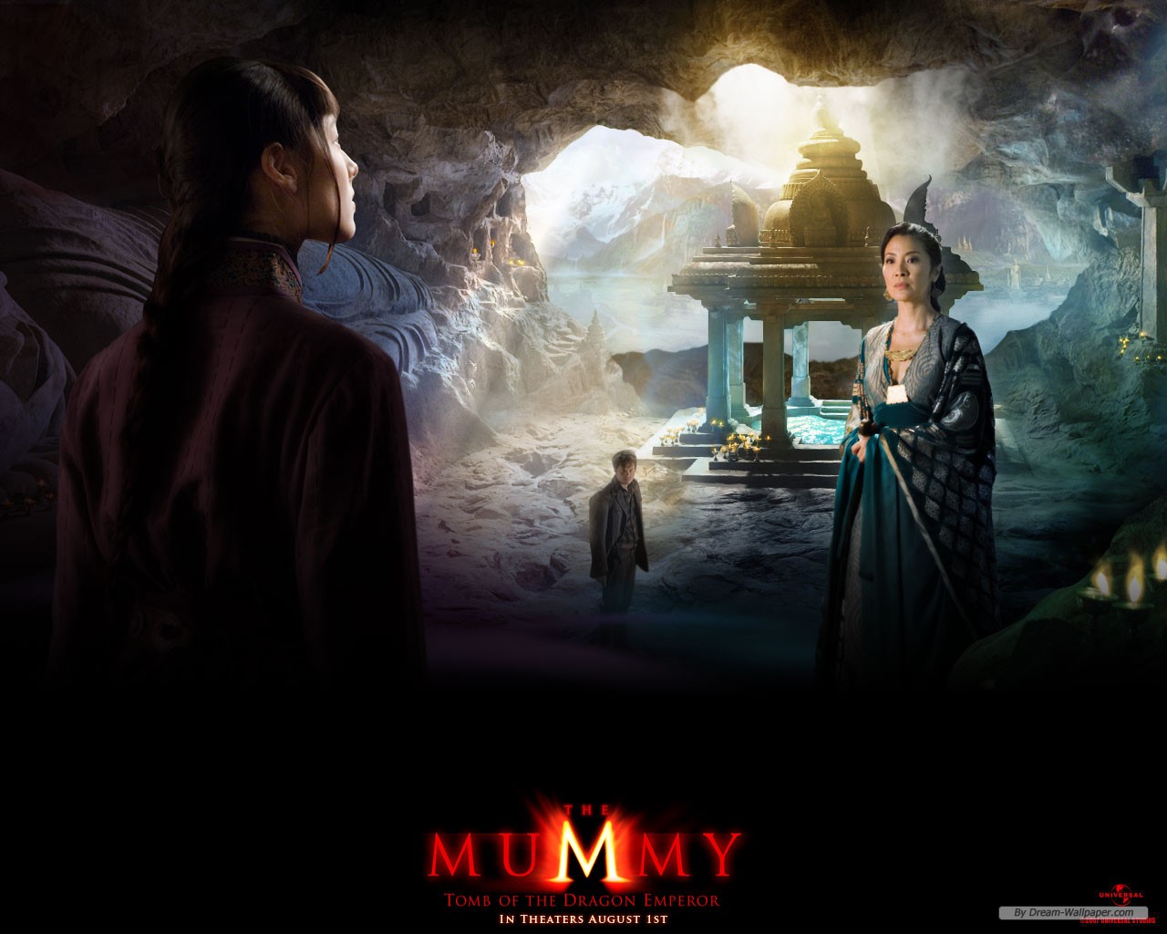 Free Movie Wallpaper - Mummy Tomb Of The Dragon Emperor Dragon - HD Wallpaper 