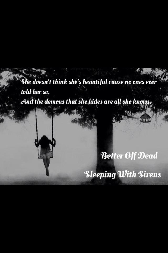 Better Off Dead - Maybe I M Better Off Dead Sleeping With Sirens - HD Wallpaper 