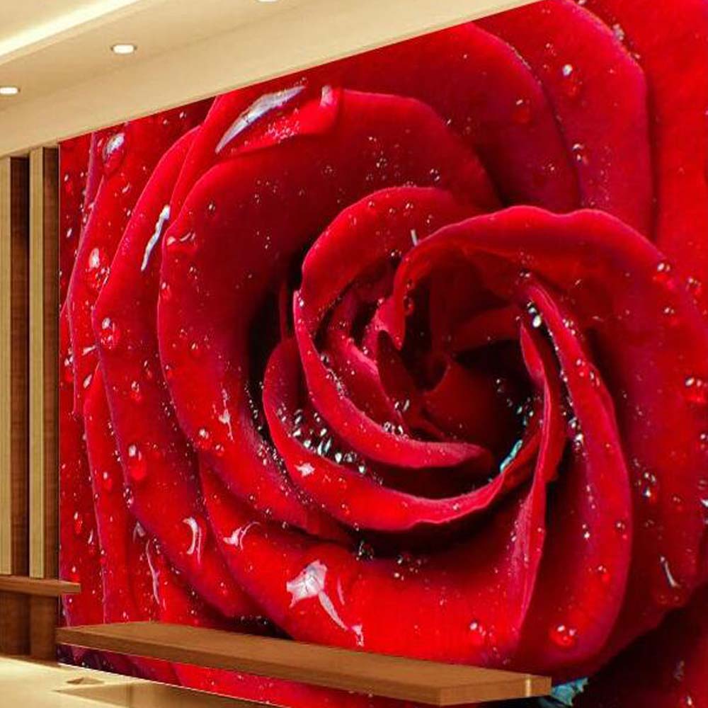 3d Wallpaper Rose Flower - HD Wallpaper 