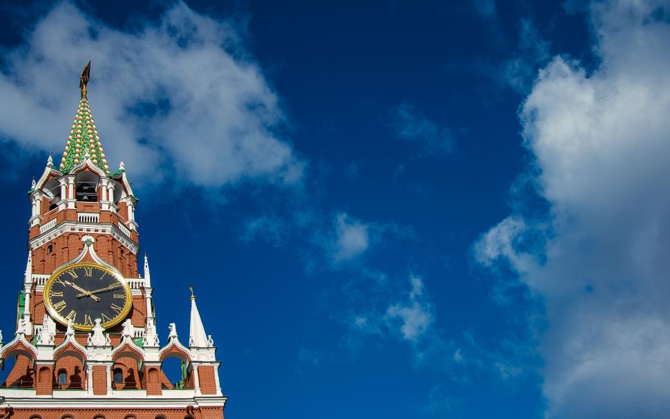 Clouds, Sky, Moscow, Russia, Kremlin, Architecture - HD Wallpaper 