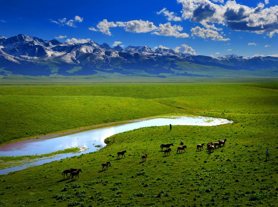 Mongolia Scenery - HD Wallpaper 