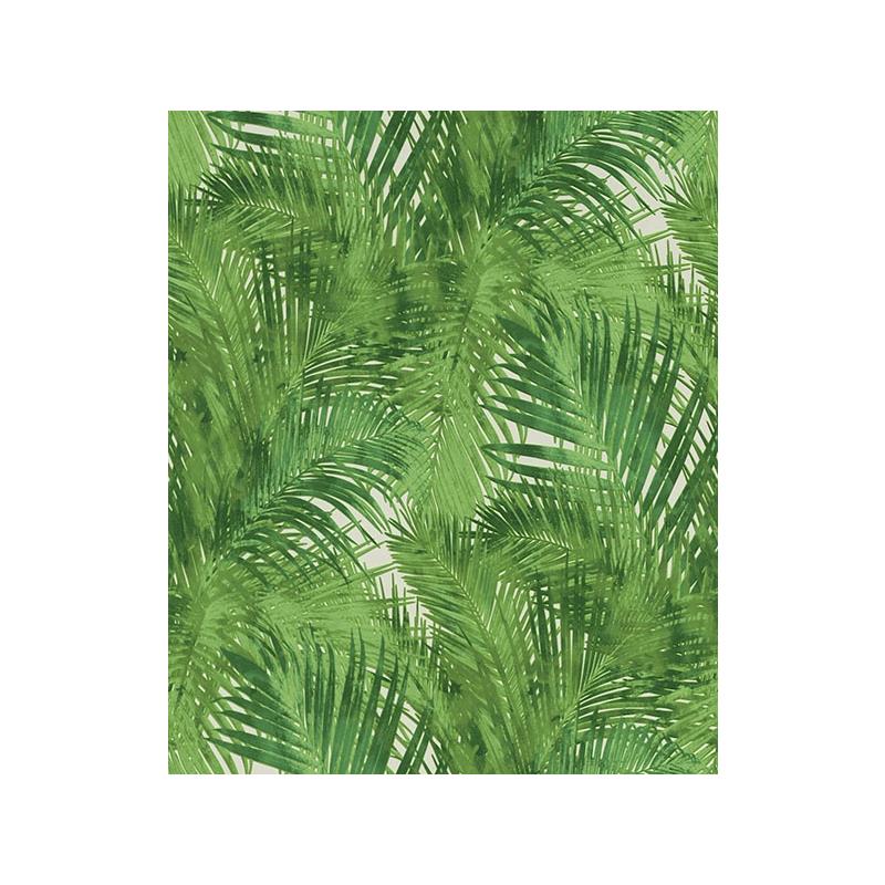 2813-805314 Kitchen, Cora Green Palms By Advantage - Green Palm - HD Wallpaper 