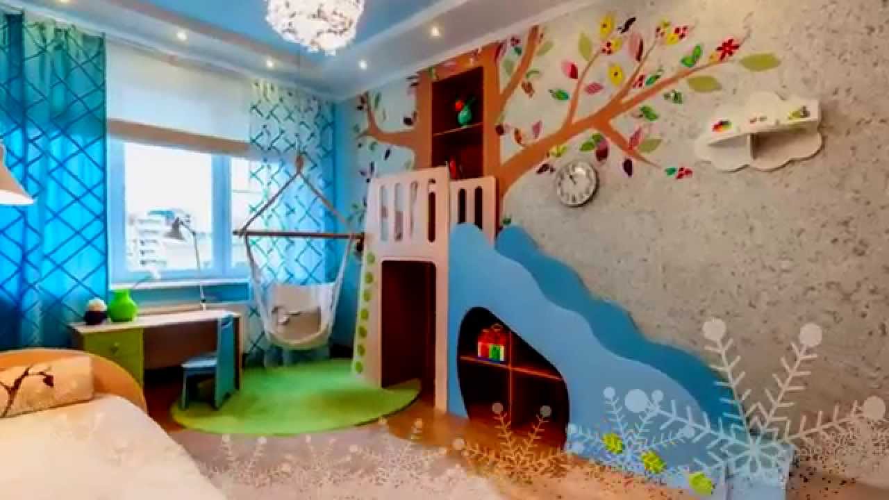 Оформить Стену В Детской Комнате - HD Wallpaper 