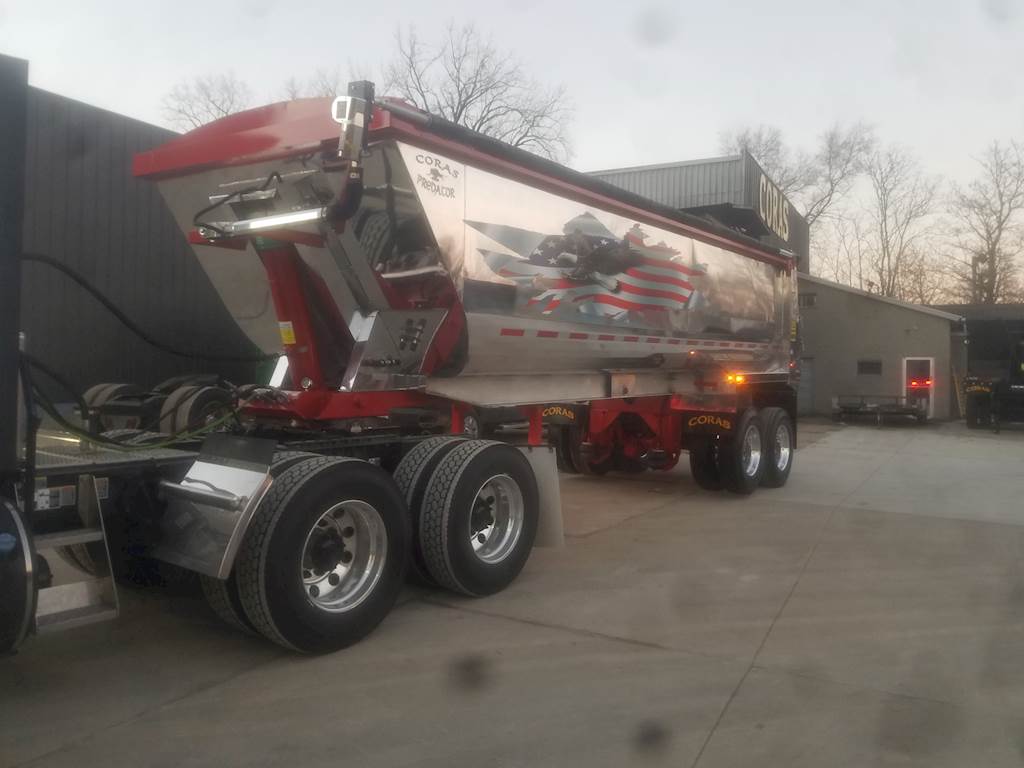 2020 Coras Predator Dump Trailer - Trailer Truck - HD Wallpaper 