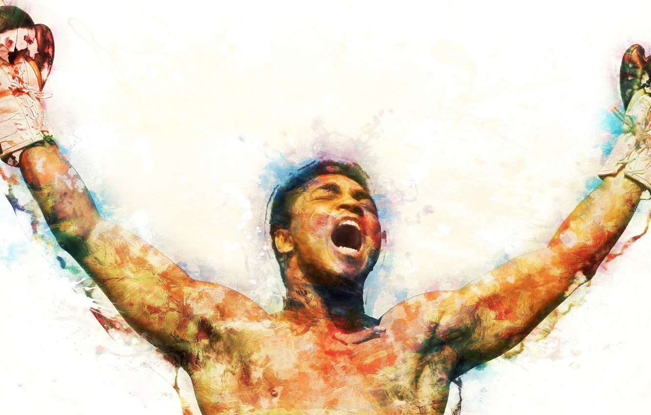 Photo Wallpaper Gloves, Boxer, Mohammed Ali, Mohamed - Ali - HD Wallpaper 