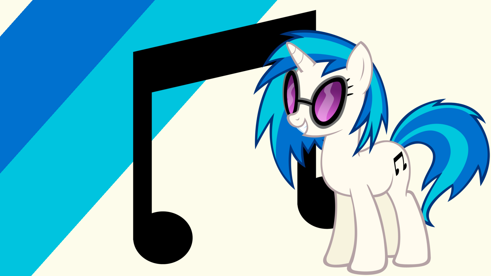 My Little Pony Vinyl Scratch - HD Wallpaper 