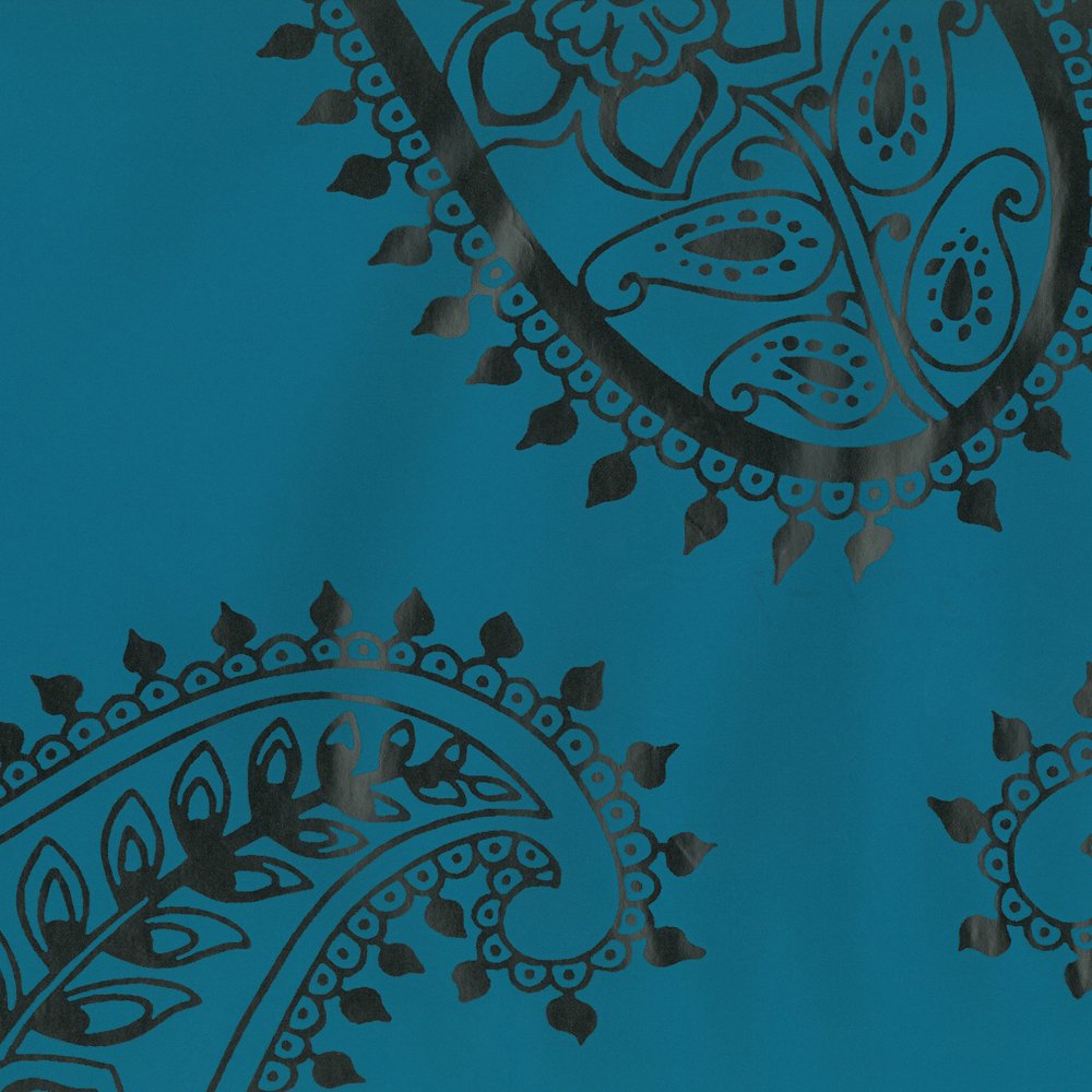 Papier Peint Baroque Bleu - HD Wallpaper 