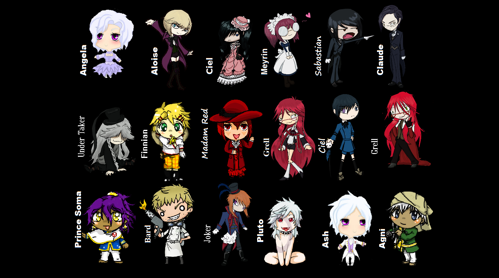 Black Anime Character 16 High Resolution Wallpaper - All Black Butler Characters - 1632x910 Wallpaper Black Anime Character 16 High Resolution Wallpaper - All Black Butler Characters - 1632x910 Wallpaper