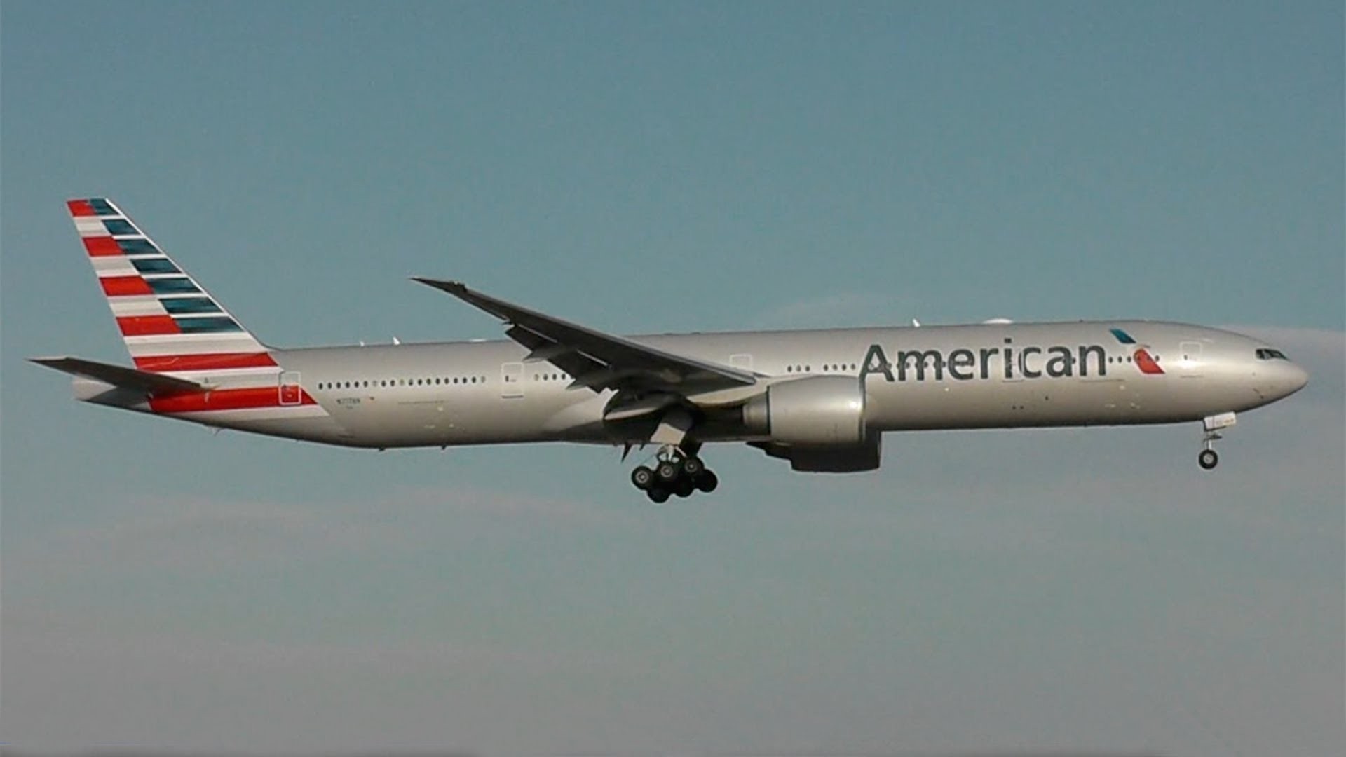American Airlines 777 300 Dfw - HD Wallpaper 