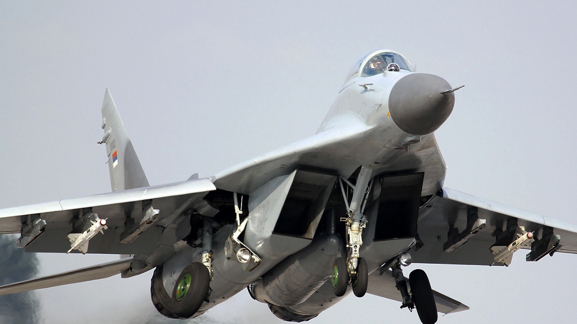 Wallpaper Takeoff, Fighter, Mig-29, Aircraft - Mig 21 - HD Wallpaper 