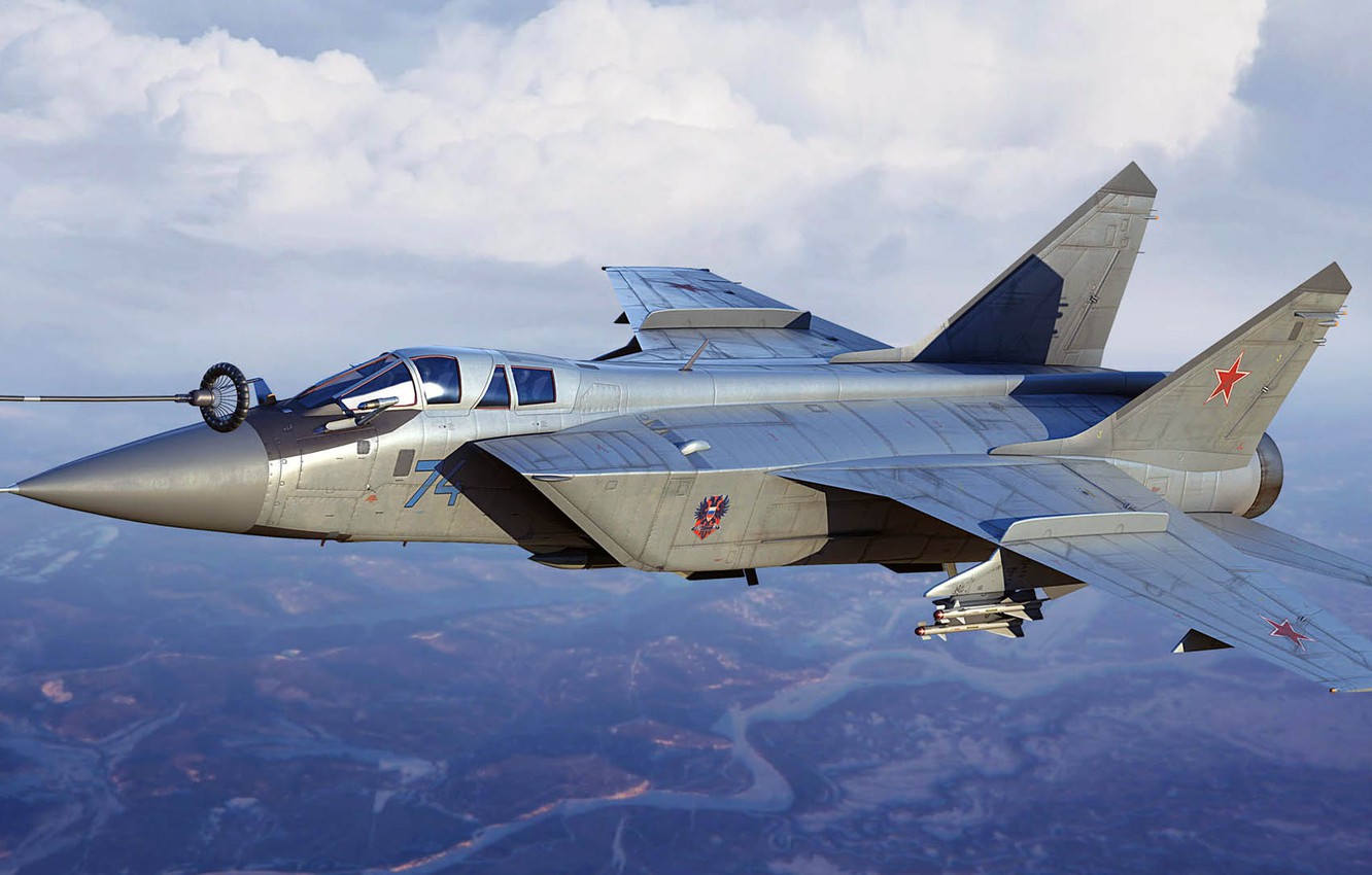 Photo Wallpaper Fighter Interceptor, Foxhound, Double - Trumpeter 1 72 Mig 31 - HD Wallpaper 