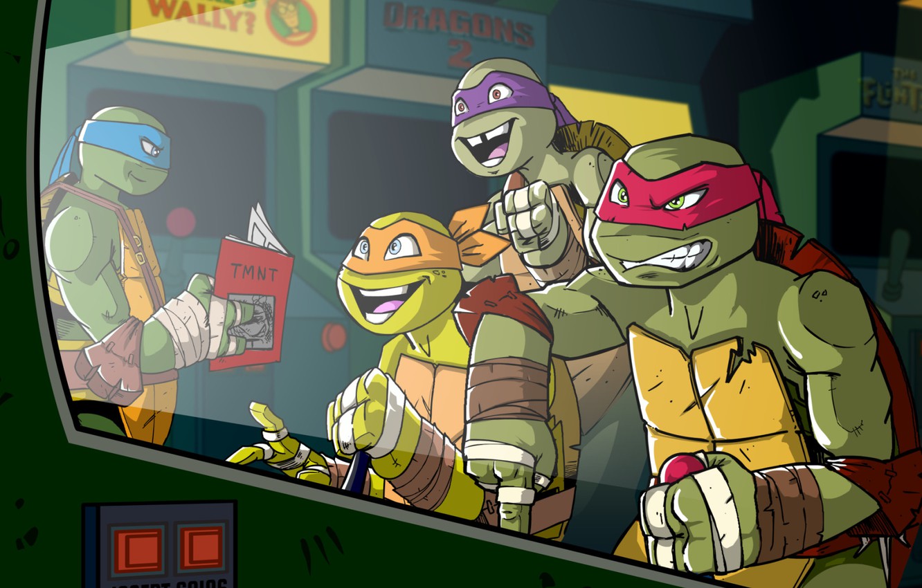 Photo Wallpaper Figure, Art, Rafael, Tmnt, Raphael, - Raphael Leonardo Ninja Turtles - HD Wallpaper 