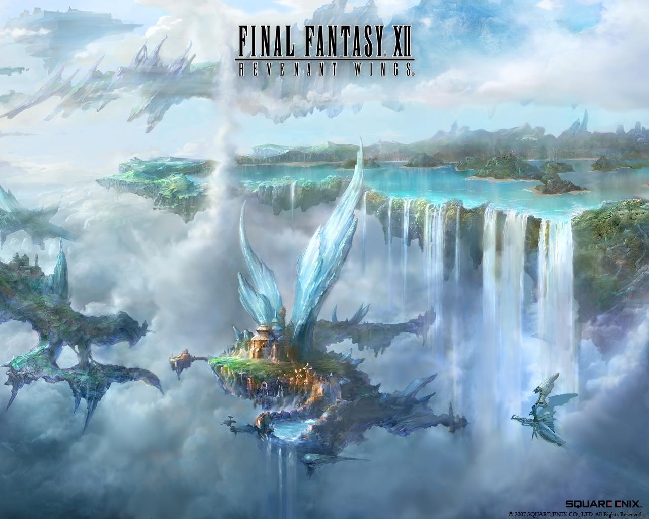 Floating Island Final Fantasy - HD Wallpaper 