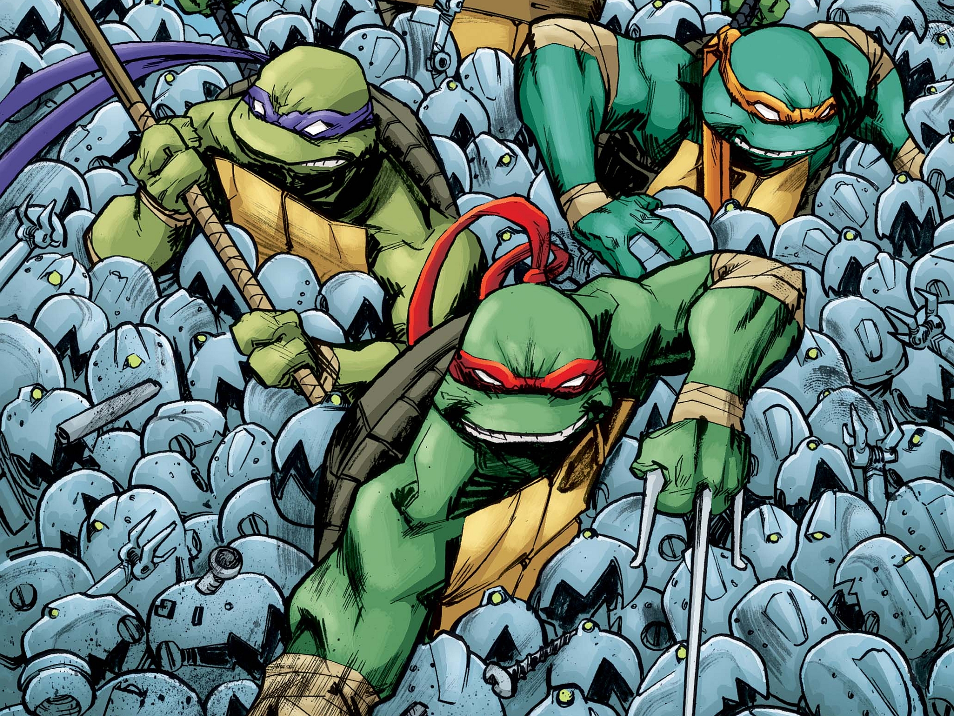 Teenage Mutant Ninja Turtles 2011 Comics - HD Wallpaper 