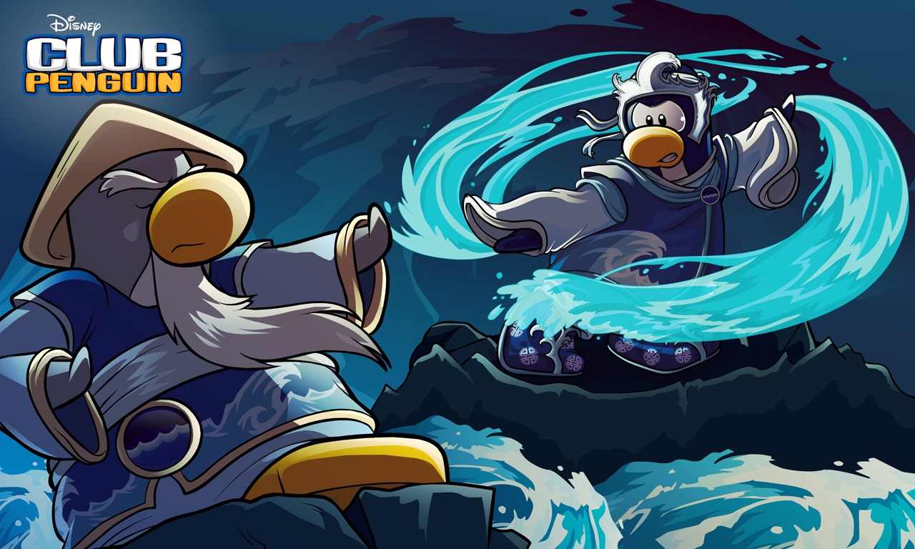 Club Penguin Card Jitsu Water - HD Wallpaper 