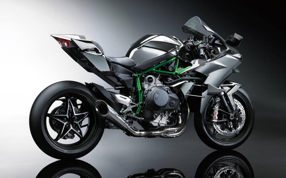 Kawasaki Ninja, Motorcycle, Cool, Reflection Wallpaper,kawasaki - Hd Kawasaki Ninja H2r - HD Wallpaper 