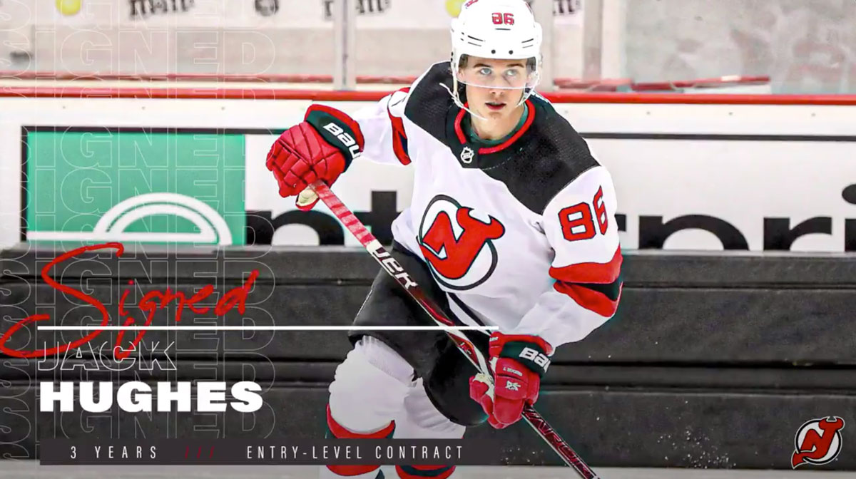 Jack Hughes New Jersey Devils 1200x672 Wallpaper teahub.io