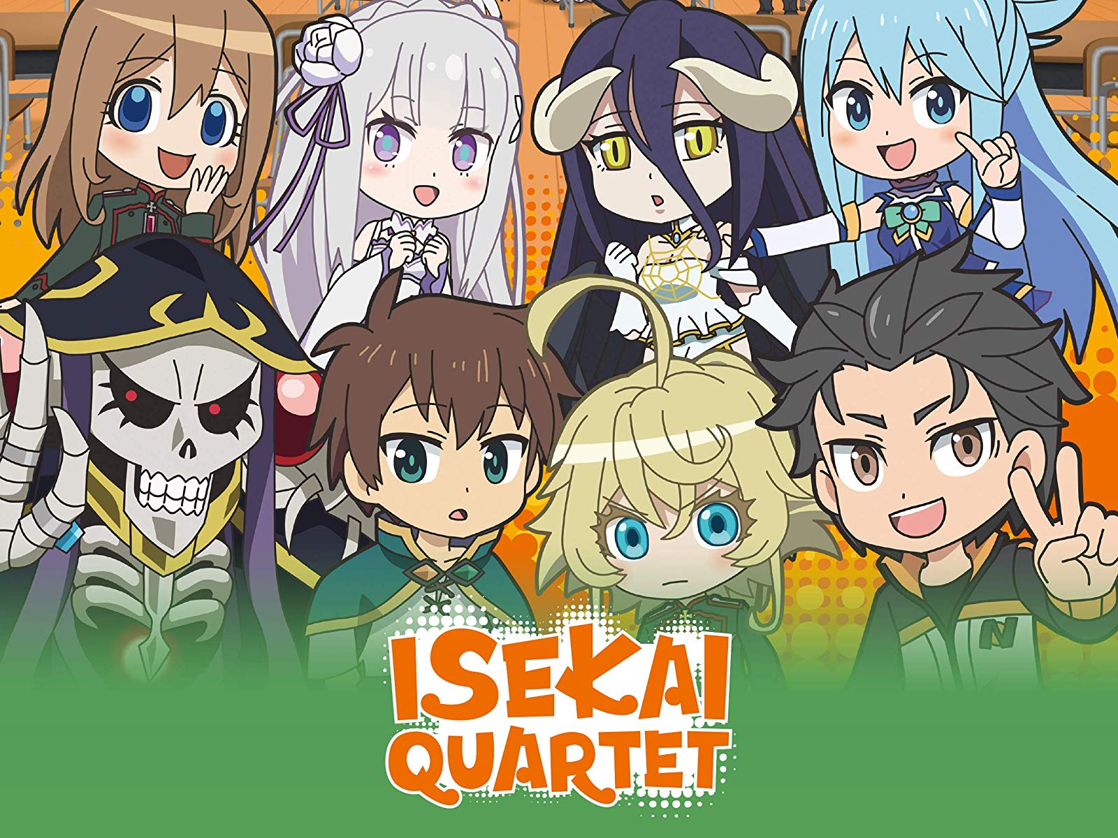 Isekai Quartet - HD Wallpaper 