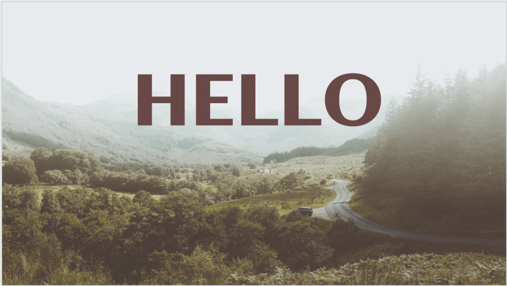 Example Slide With A Nice Background Image - Mountain - HD Wallpaper 