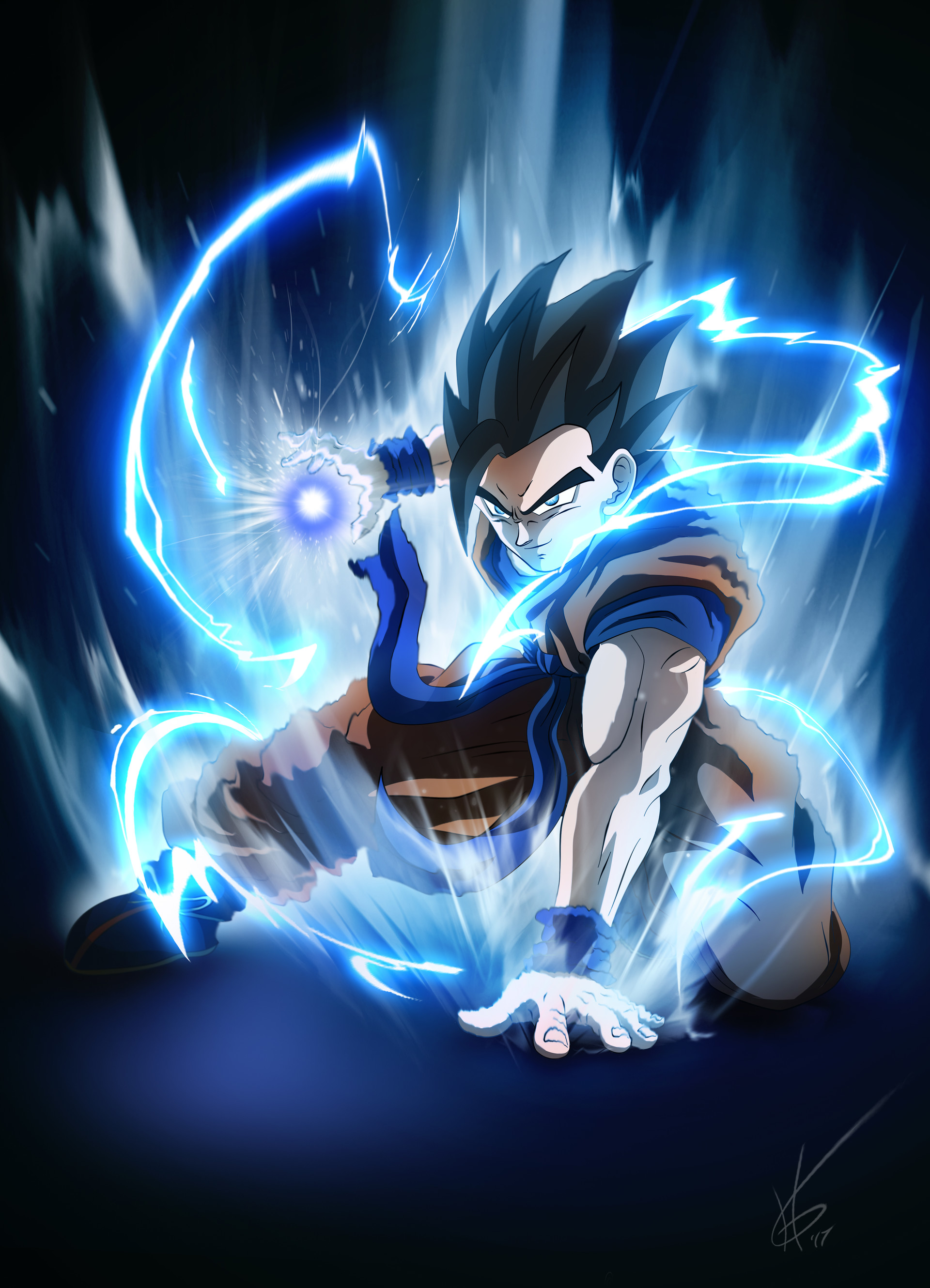 Gergo Hizsnyik Gohan Final Jpeg - Gohan Ultra Instinct - HD Wallpaper 