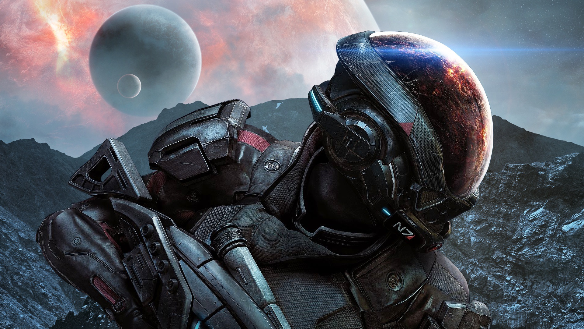 Wallpaper Mass Effect, Ea Games, Space, Planet - Mass Effect Andromeda 4k - HD Wallpaper 